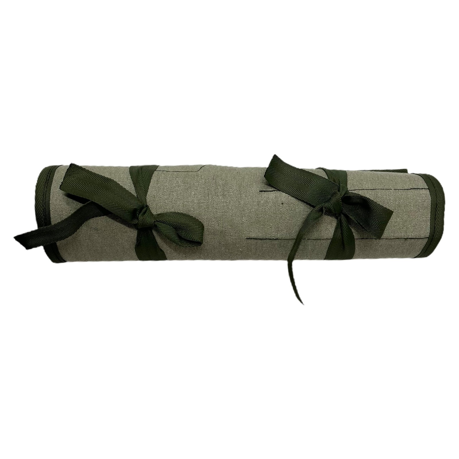 Wrench Roll, 26 Pocket Tool Pouch, Metric SAE Cotton Canvas Bag Organizer