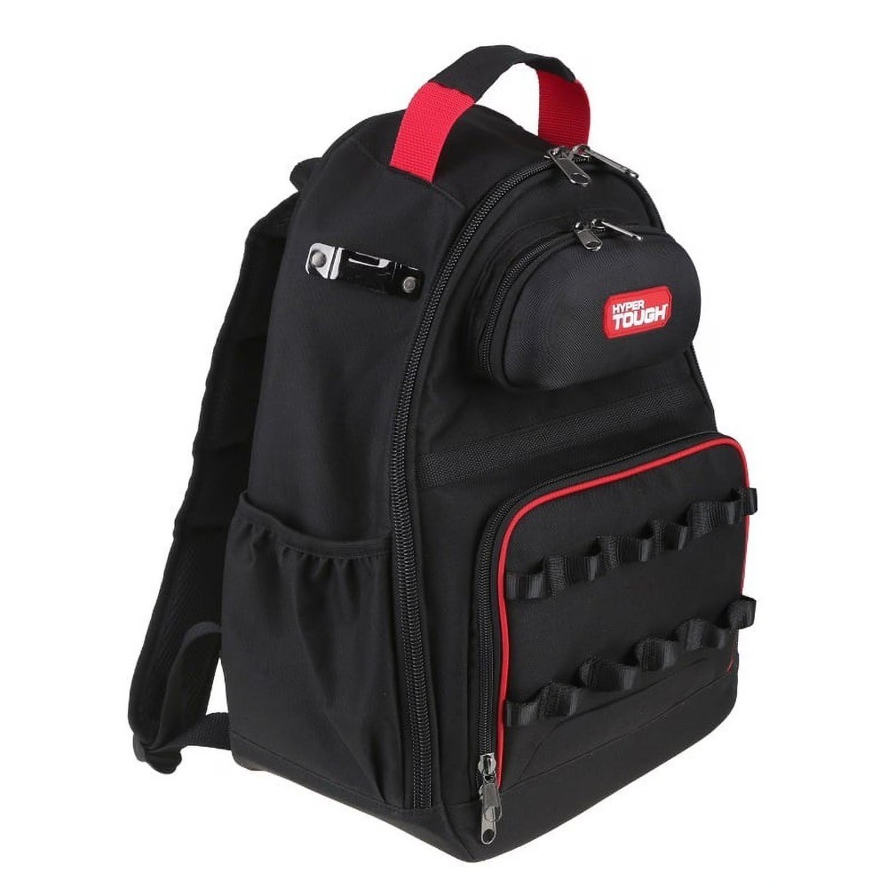 Heavy Duty Tool Backpack with Multiple Pockets and MOLLE Webbing Portable Gear