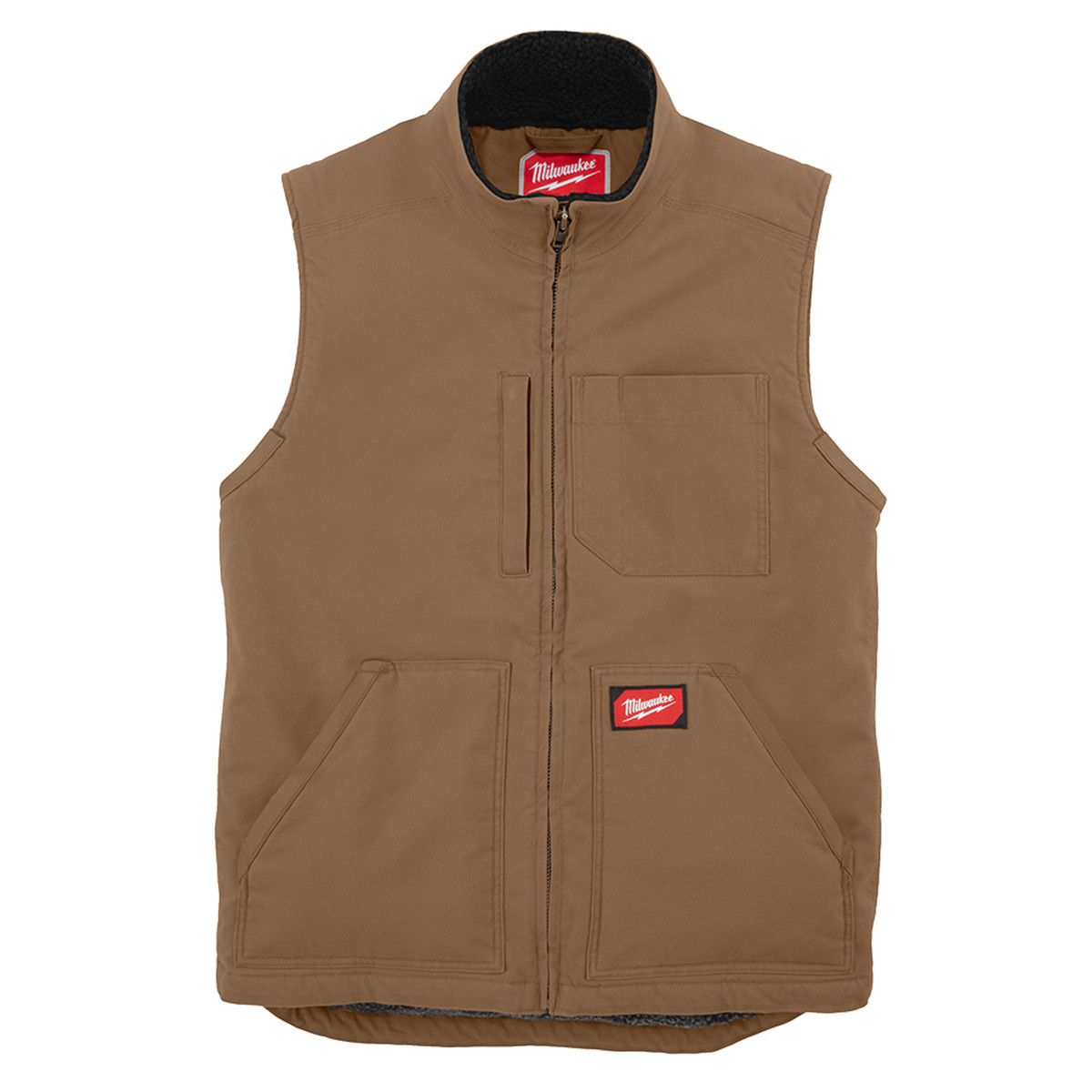 Milwaukee 801BRL Heavy Duty Sherpa-Lined Vest Brown L