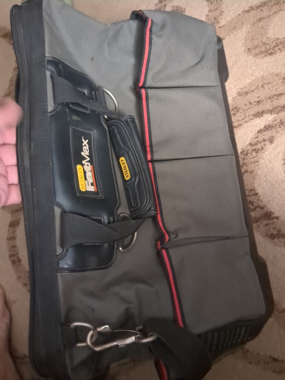 9U-STANLEY 18″ multi-tool FATMAX soft case w/ 11 side pockets
