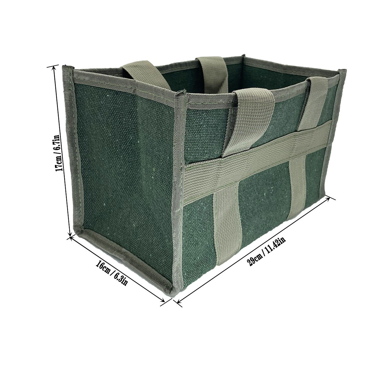 Multi-Purpose Open Tote Tool Bag large space Portable Heavy Duty 11.42×6.3×6.7in