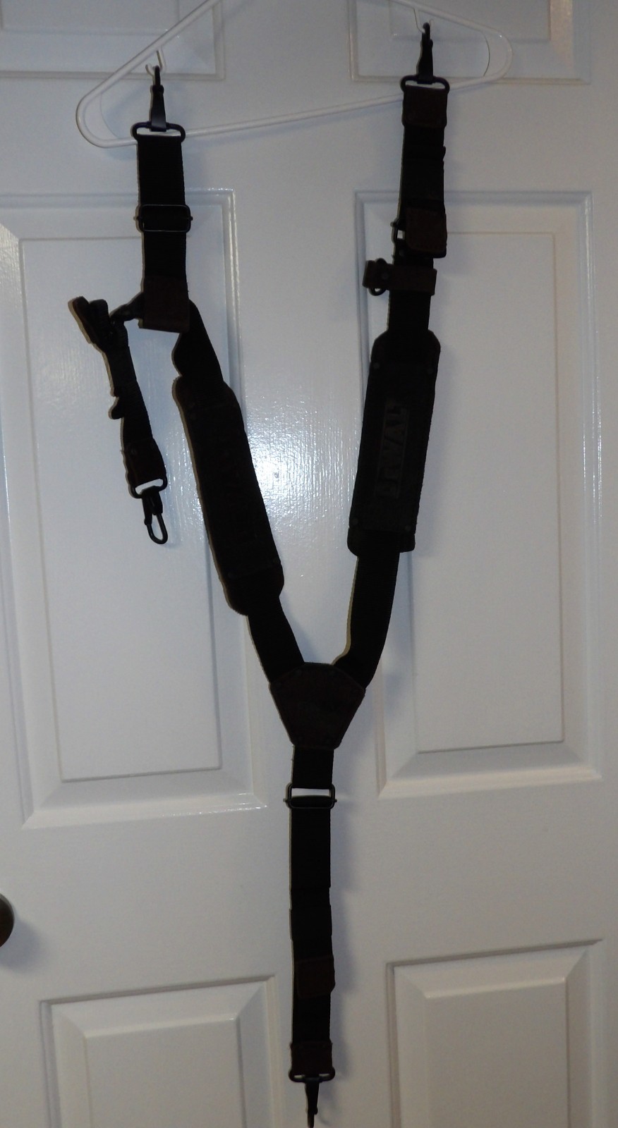 DeWALT Leather Construction Tool Belt Suspenders