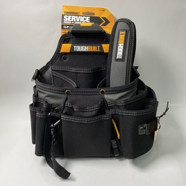 Toughbuilt TB-CT-106A ProfessionalTool Pouch / Shoulder Strap 20 Pockets & Loops