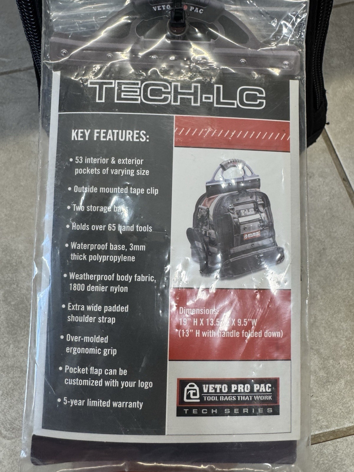 Veto Pro Pac TECH-LC **NEW** Large Service Technician Bag