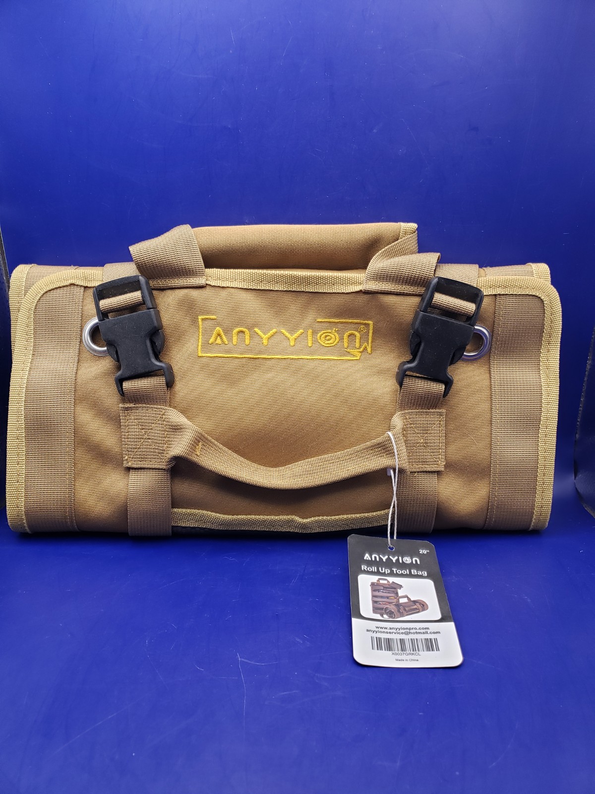 Anyyion Tool Bag, Heavy Duty Roll Up Tool Organizer