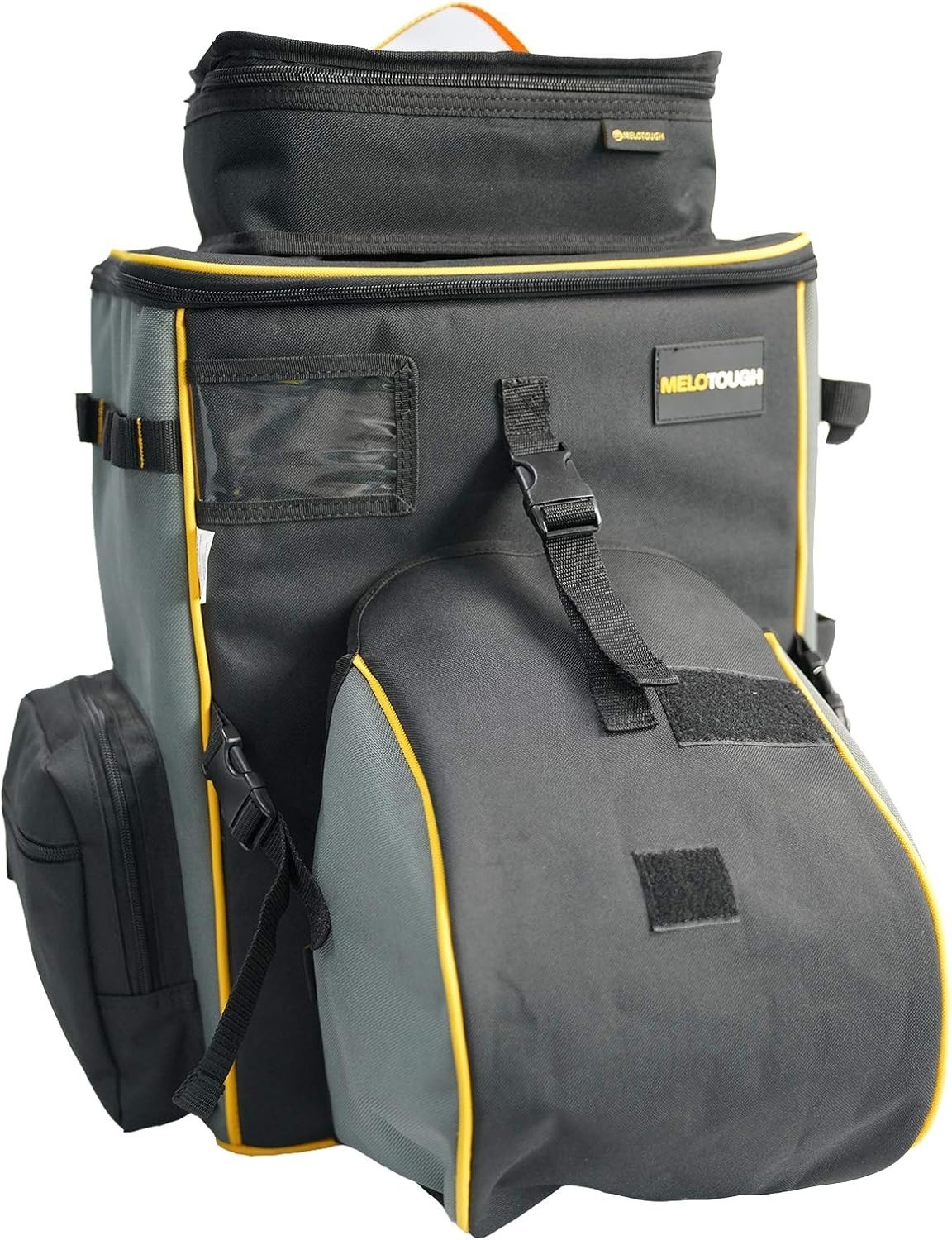 Large Capacity Welding Tool Backpack Gear Pack Bag w/Helmet Catch Welder Gift