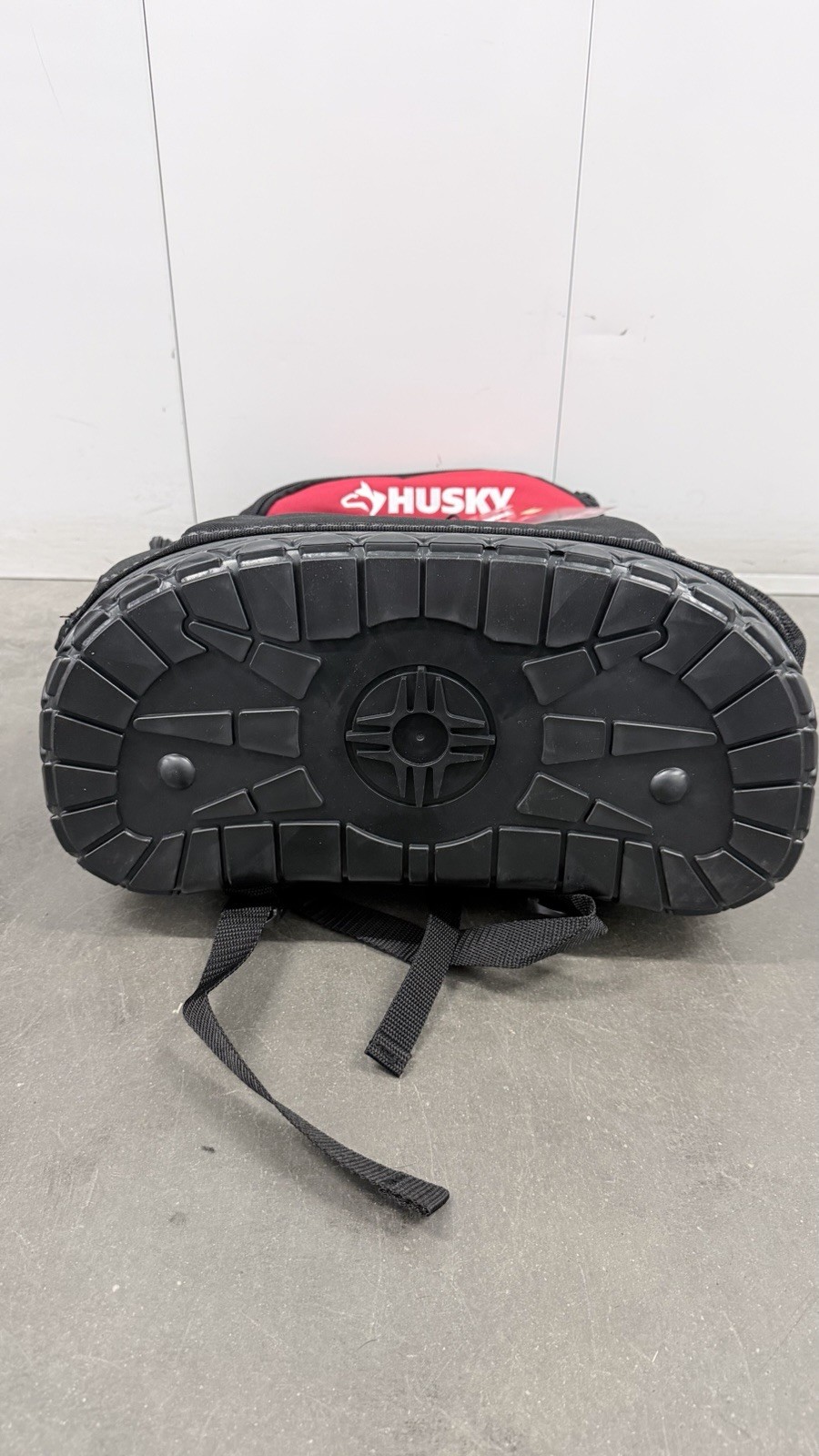 Husky 16 in. Tool Backpack Heavy Duty Rubber Bottom Storage Bag NEW