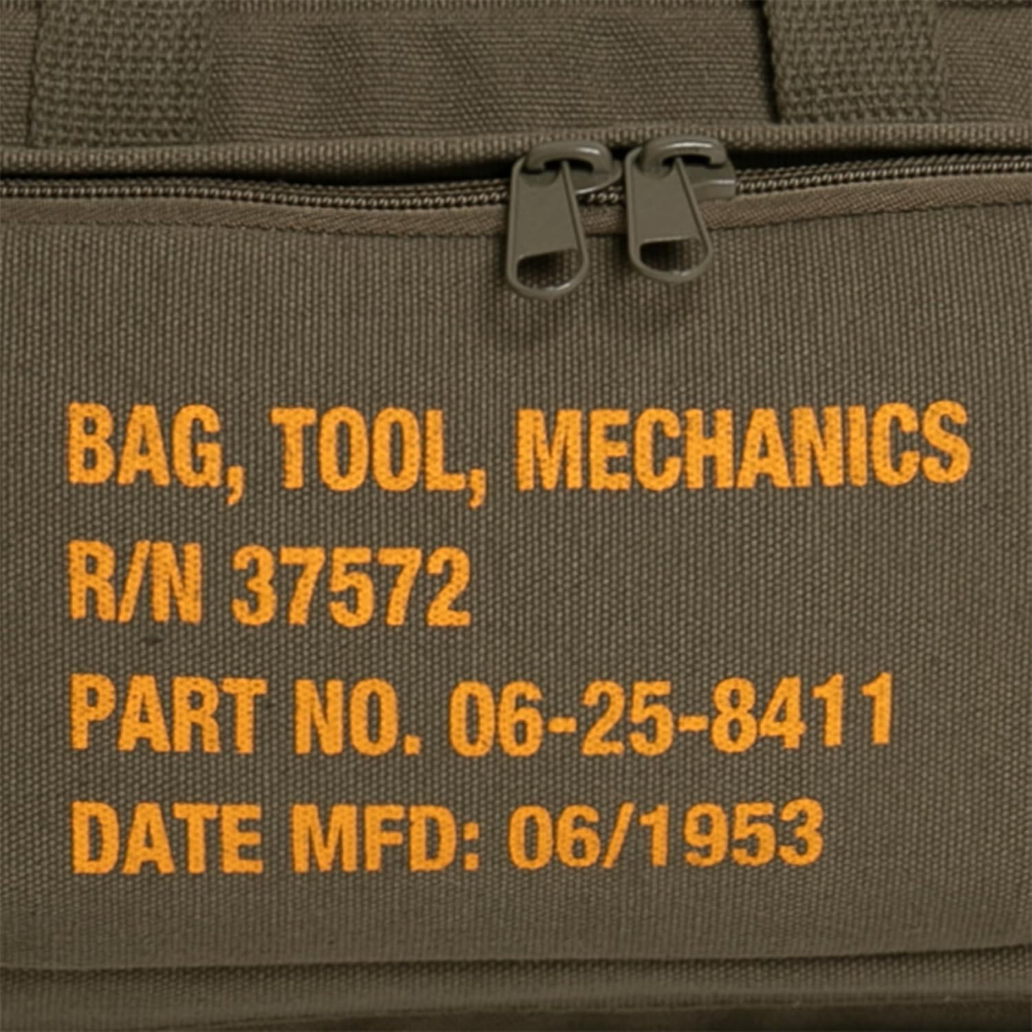 Rothco Mechanics Tool Bag Heavy Duty Canvas Organizer Olive Drab