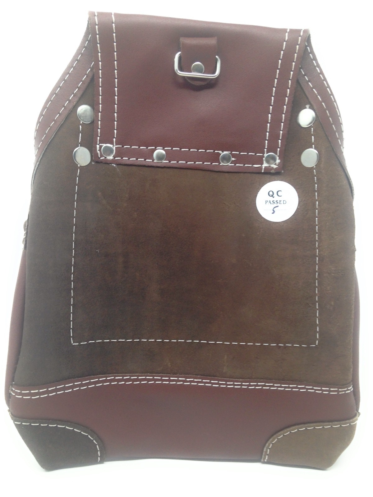 Pack Of 5 Leather CLASSIC Ten Pocket BRN Tann Tool Pouch 2 Hammer Holders