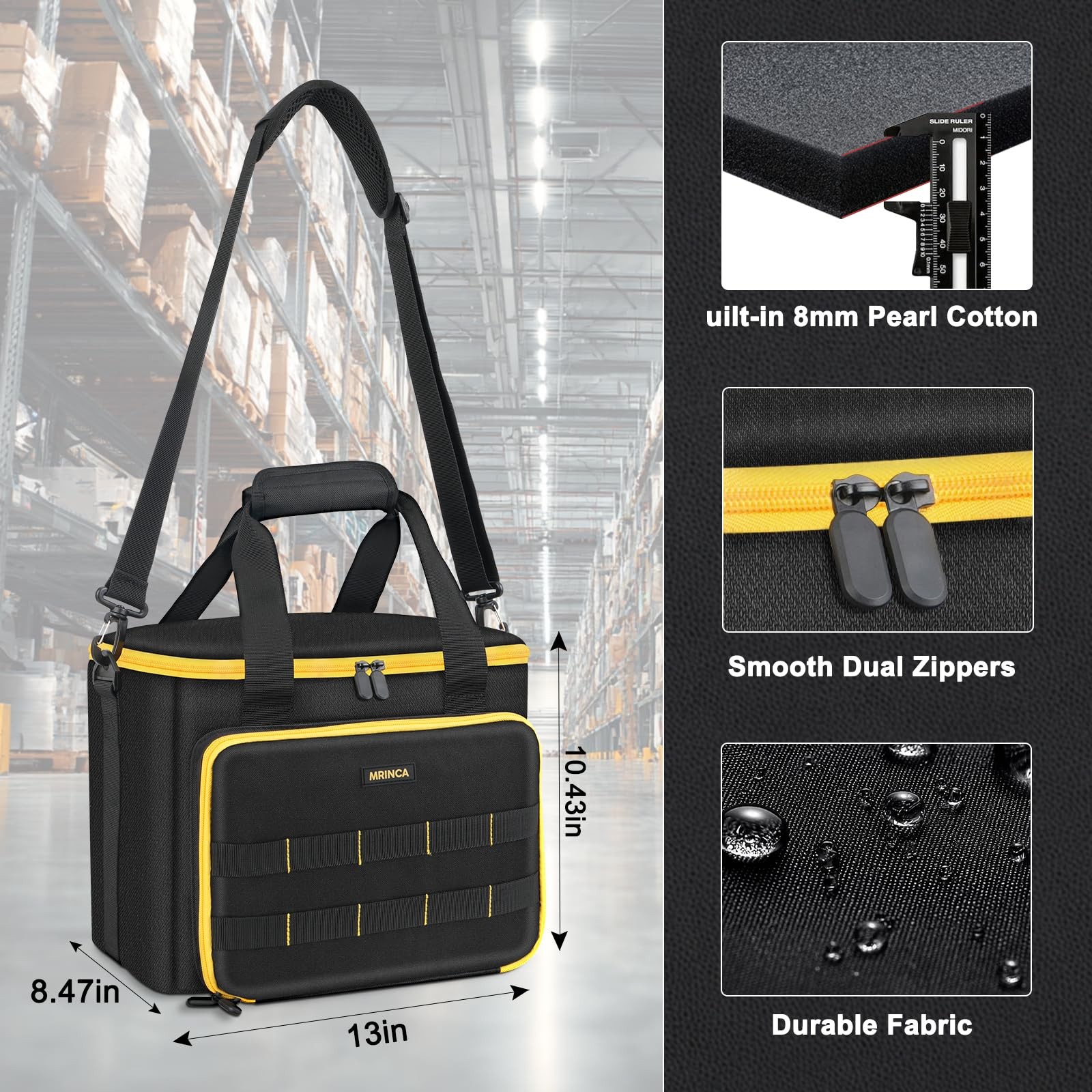 Tool Bag Compatible with DEWALT 20V MAX Circular Saw DCS391B/DCS565B, Milwauk…