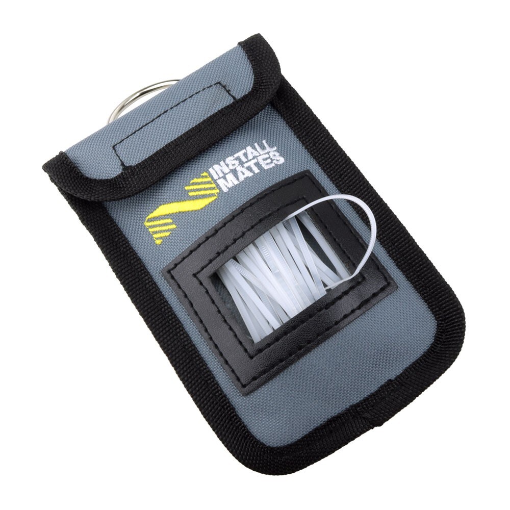 Installmates 4″ Cable Tie Storage & Carry Pouch (Gray)