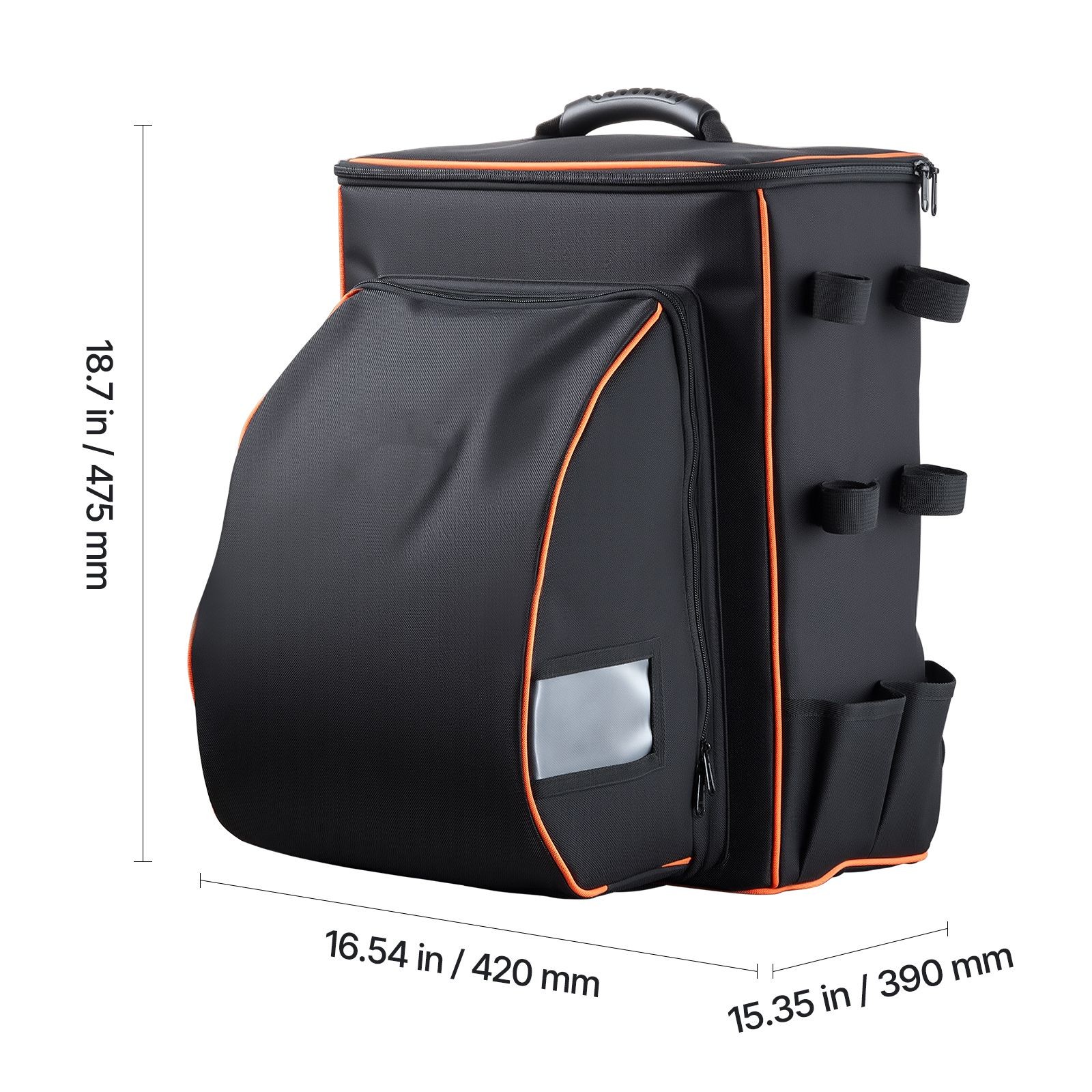 Welding Backpack 35.6L, 600D Polyester, Helmet Catch & 3 Side Pockets