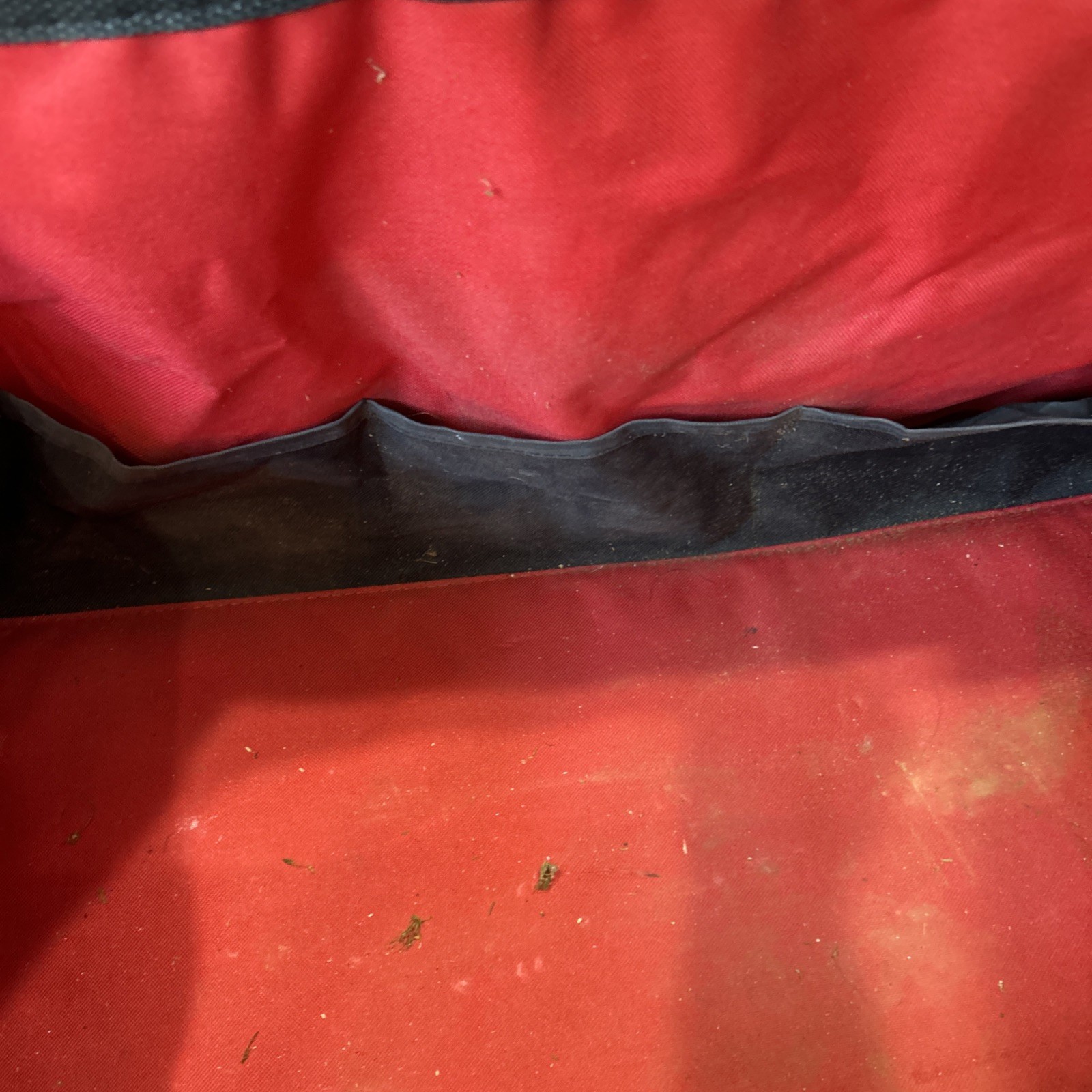 Milwaukee Red/Black 22in Canvas Contractor Tool Bag With Strap