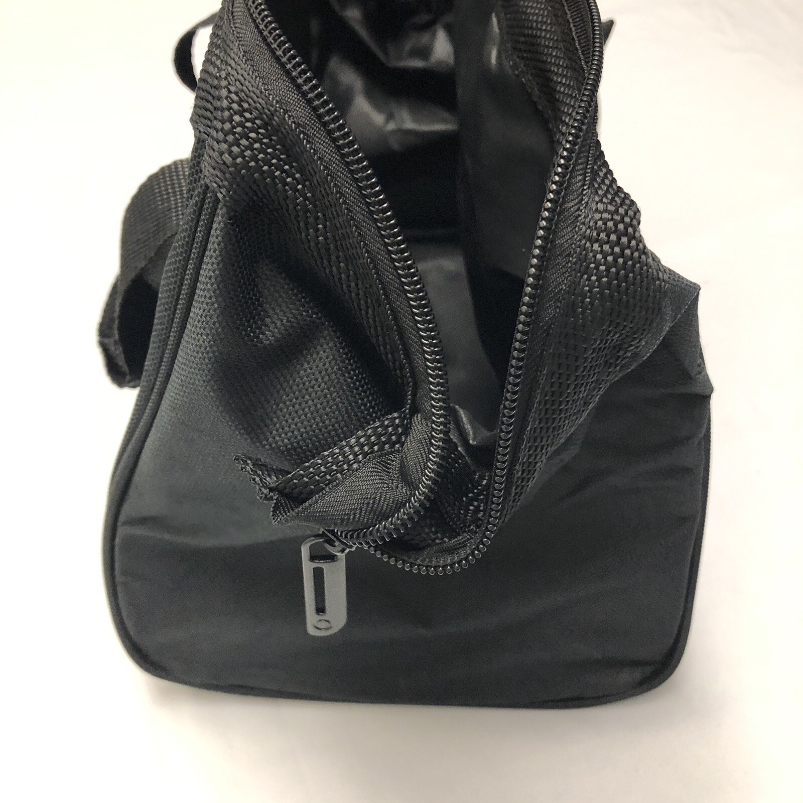 Hyper Tough 12-Inch Polyester Tool Bag, with Full-Length Zipper and Double Strap