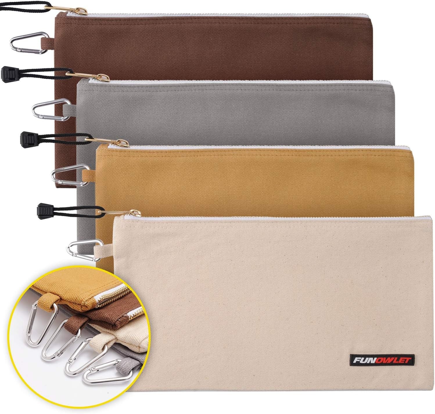 Utility Canvas Zipper Tool Bag – Heavy Duty Tools Pouch