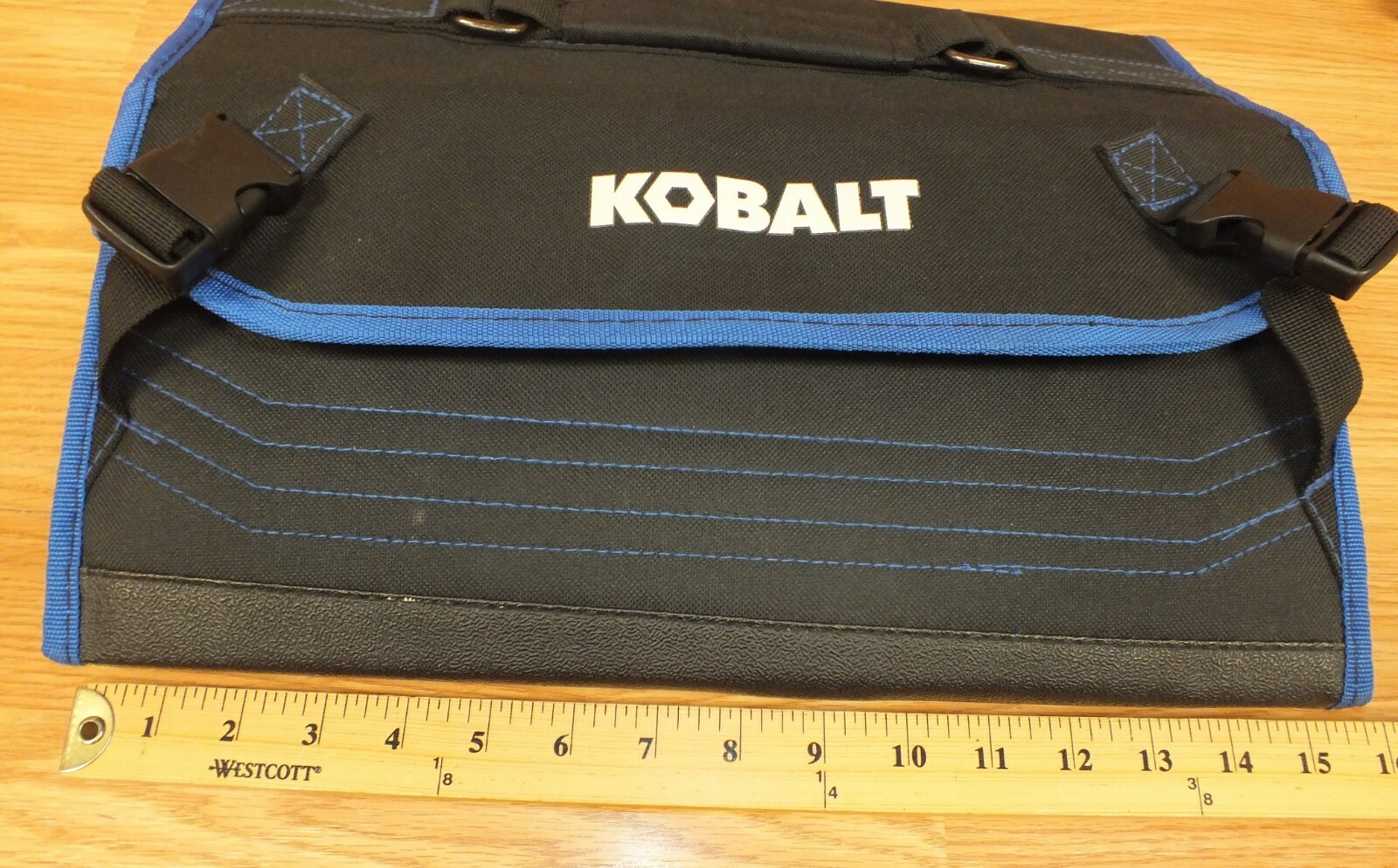 Genuine Kobalt Tri-Fold Black & Blue Tool Tote / Cage / Bag Only **READ**