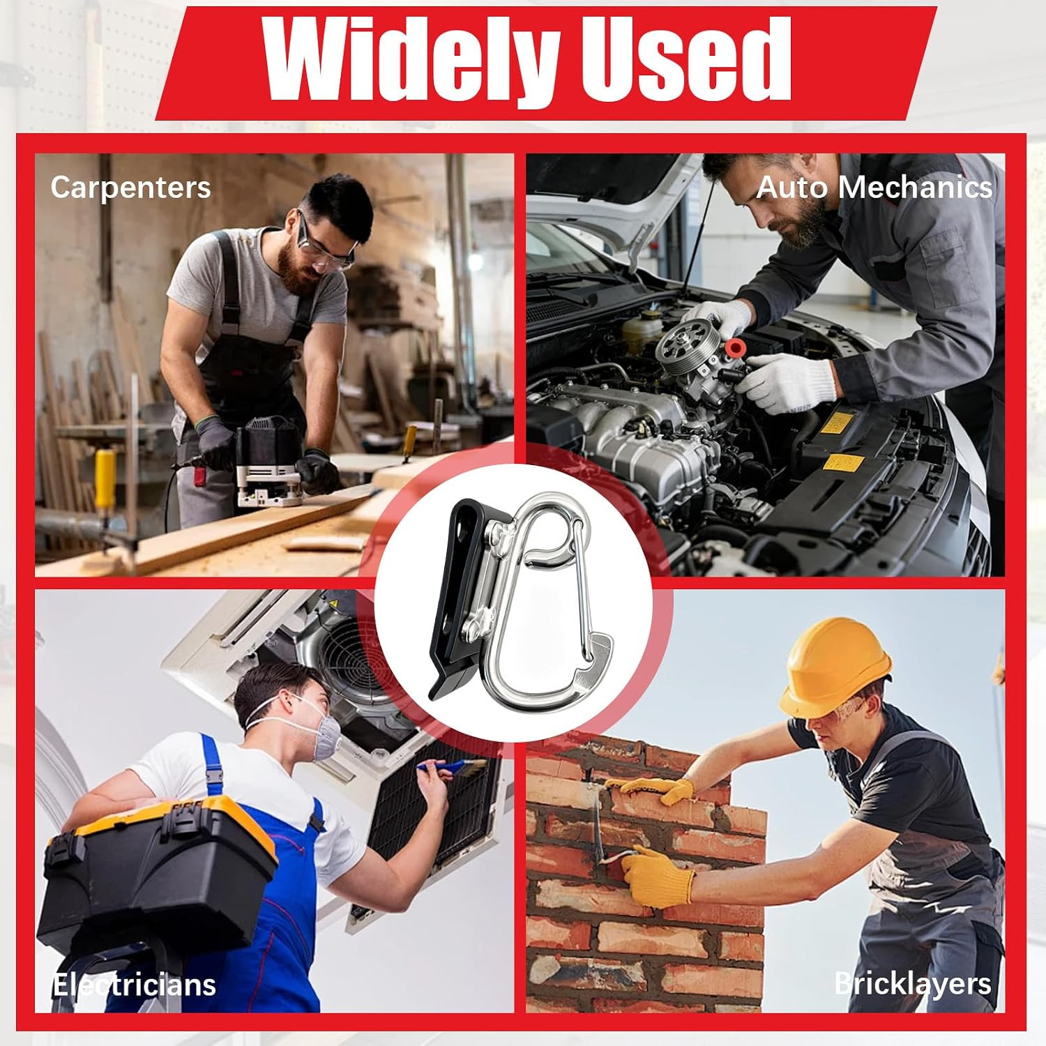 1Pcs Drill Holster Clip,Tool Belt Hook, Drill Holster,Mountaineering Buckle Quic