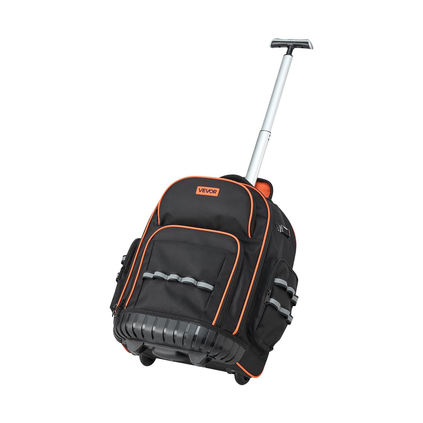 Vevor Rolling Tool Backpack 110 Lbs Load Capacity 45 Pockets Heavy Duty Roller