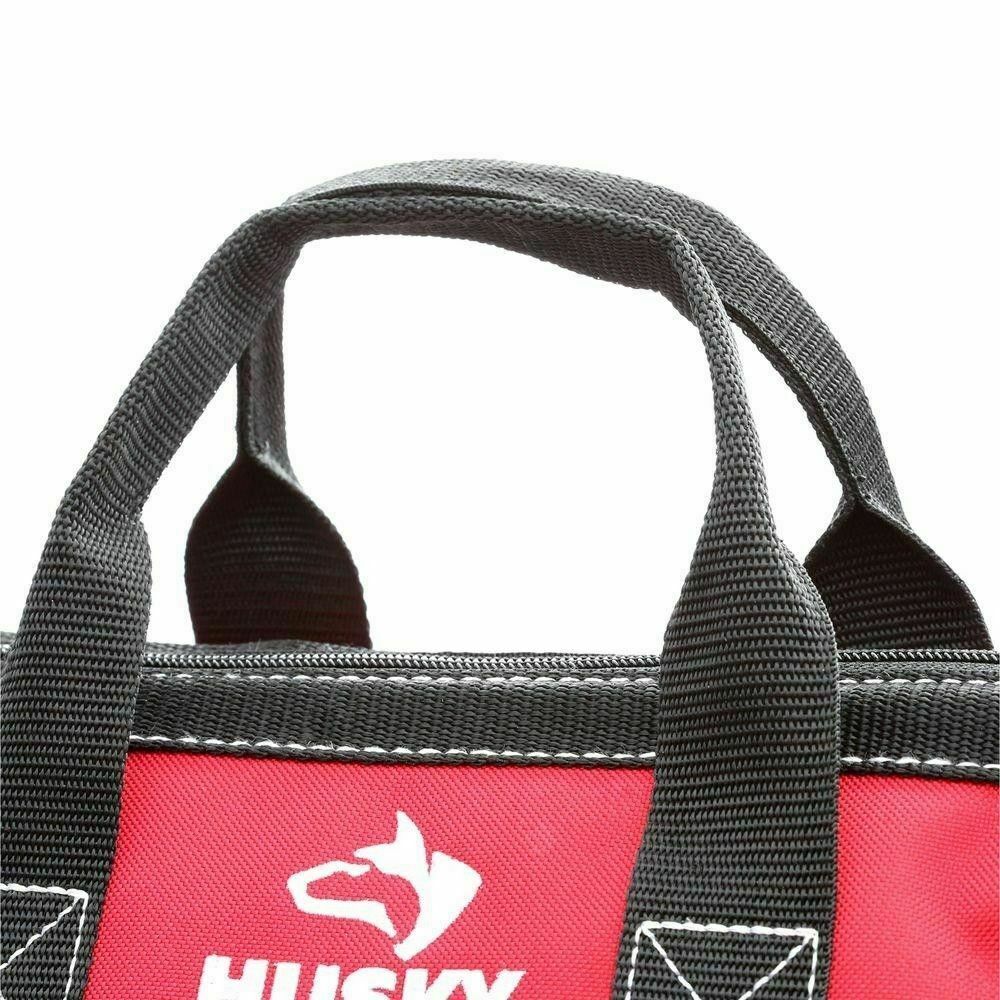 5X HUSKY 12 Inch Tool Bag Contractor’s Multi-Purpose Water-Resistant Tote