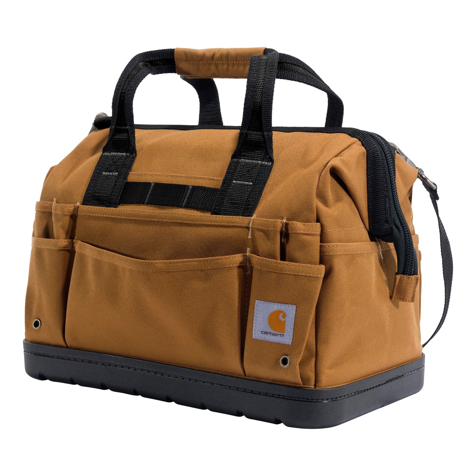 Durable Water-Resistant Tool Storage Bag, Heavyweight 16-Inch with Molded Base