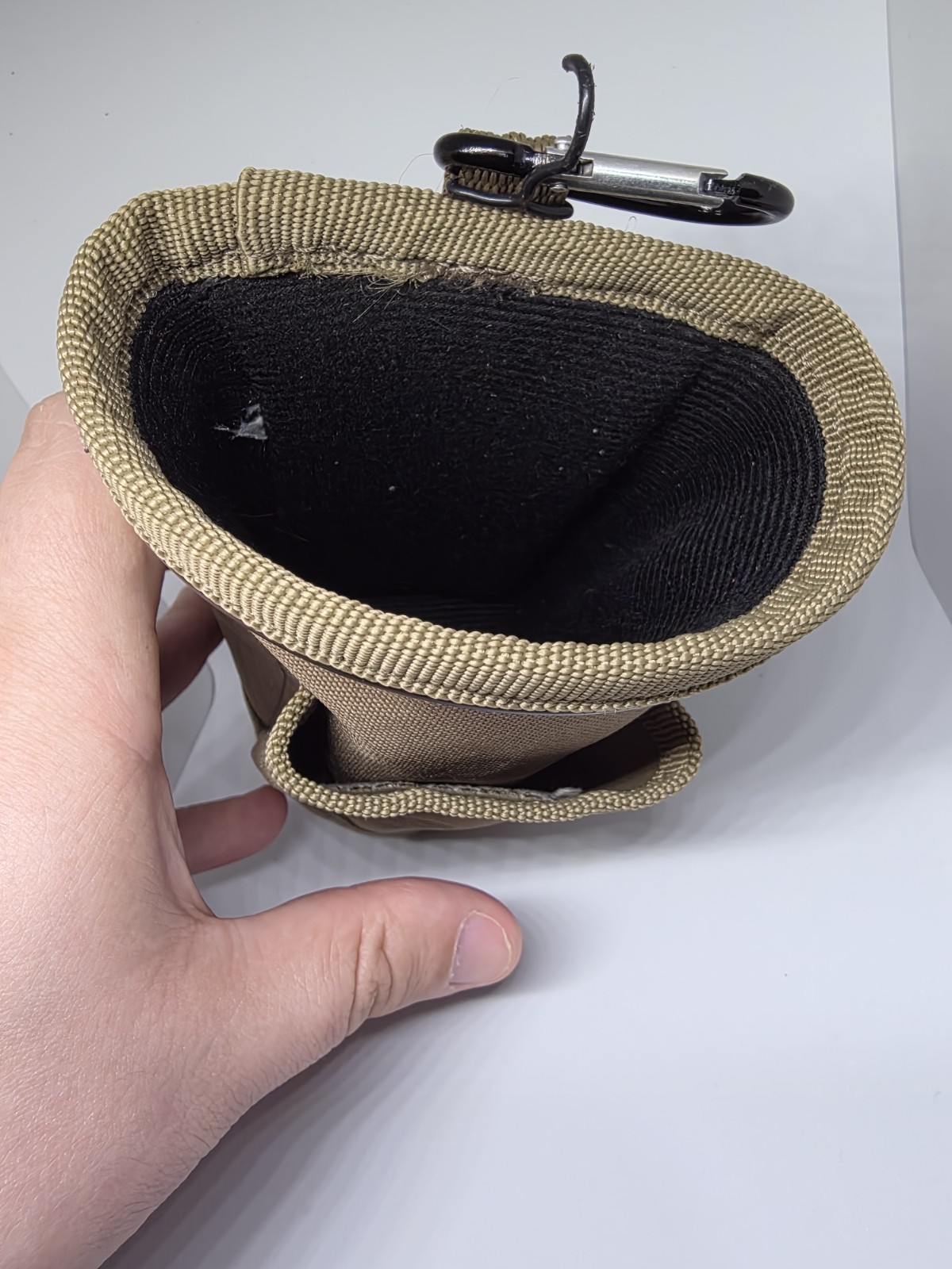 Duluth Trading Co Tool Pouch Utility Belt Holster Khaki Canvas Nylon Organizer