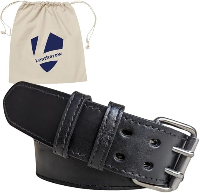 2 Inch Wide Leather Tool Belt for Men Work Adjustable Oil tanned Belt Carpenters