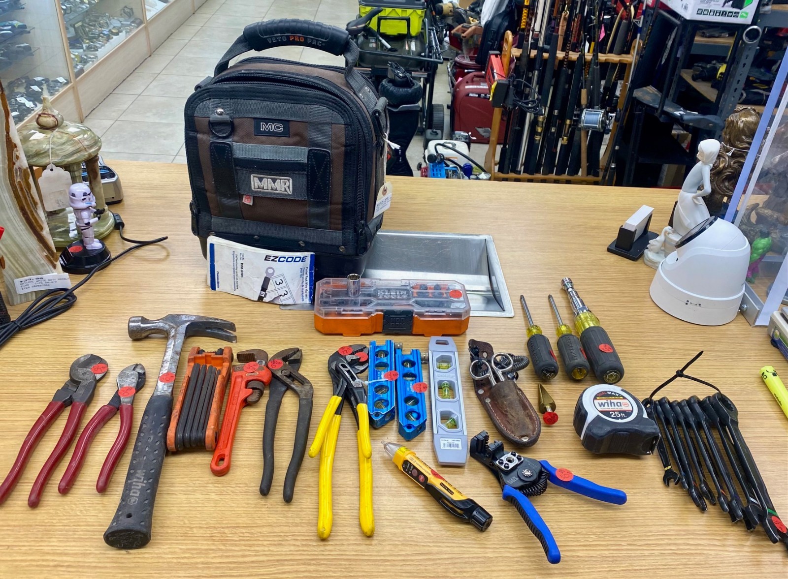 Veto Pro Pac Tech Pac Bag With Klein Tools Canvas 5141 Tools for Electrition