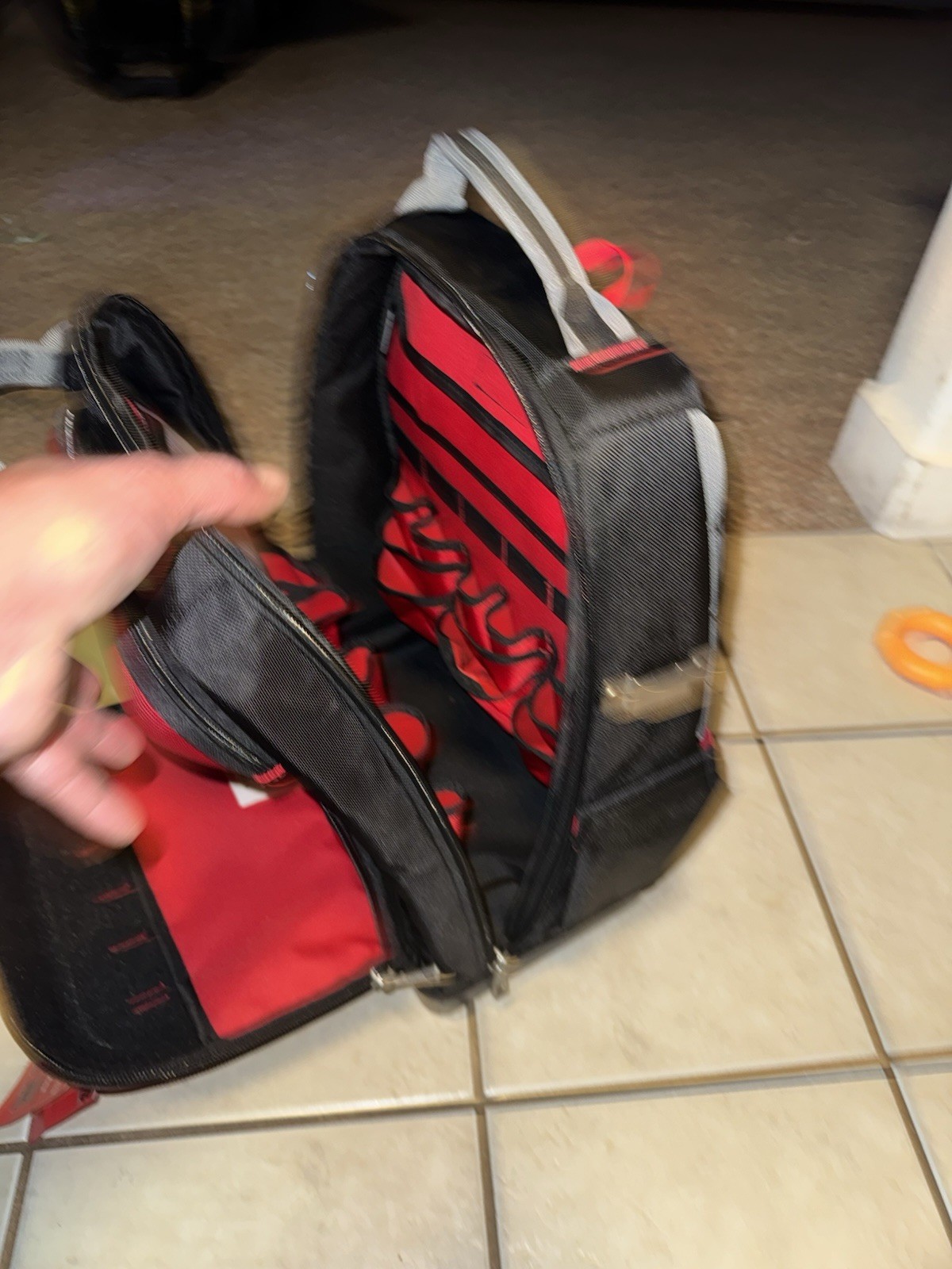Milwaukee Ultimate Jobsite Backpack -Red/Black (48-22-8201)