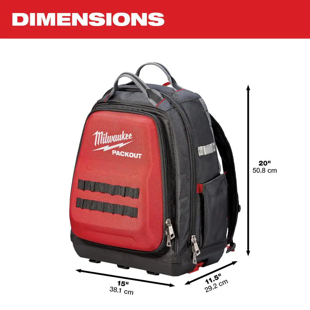 15 In. PACKOUT Tool Backpack with PACKOUT Cooler Bag