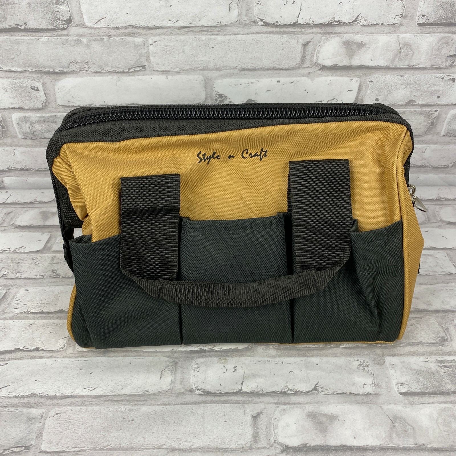 Style n Craft 76510 Polyester-Heavy Duty with 23 Pockets 12″ Tote Bag