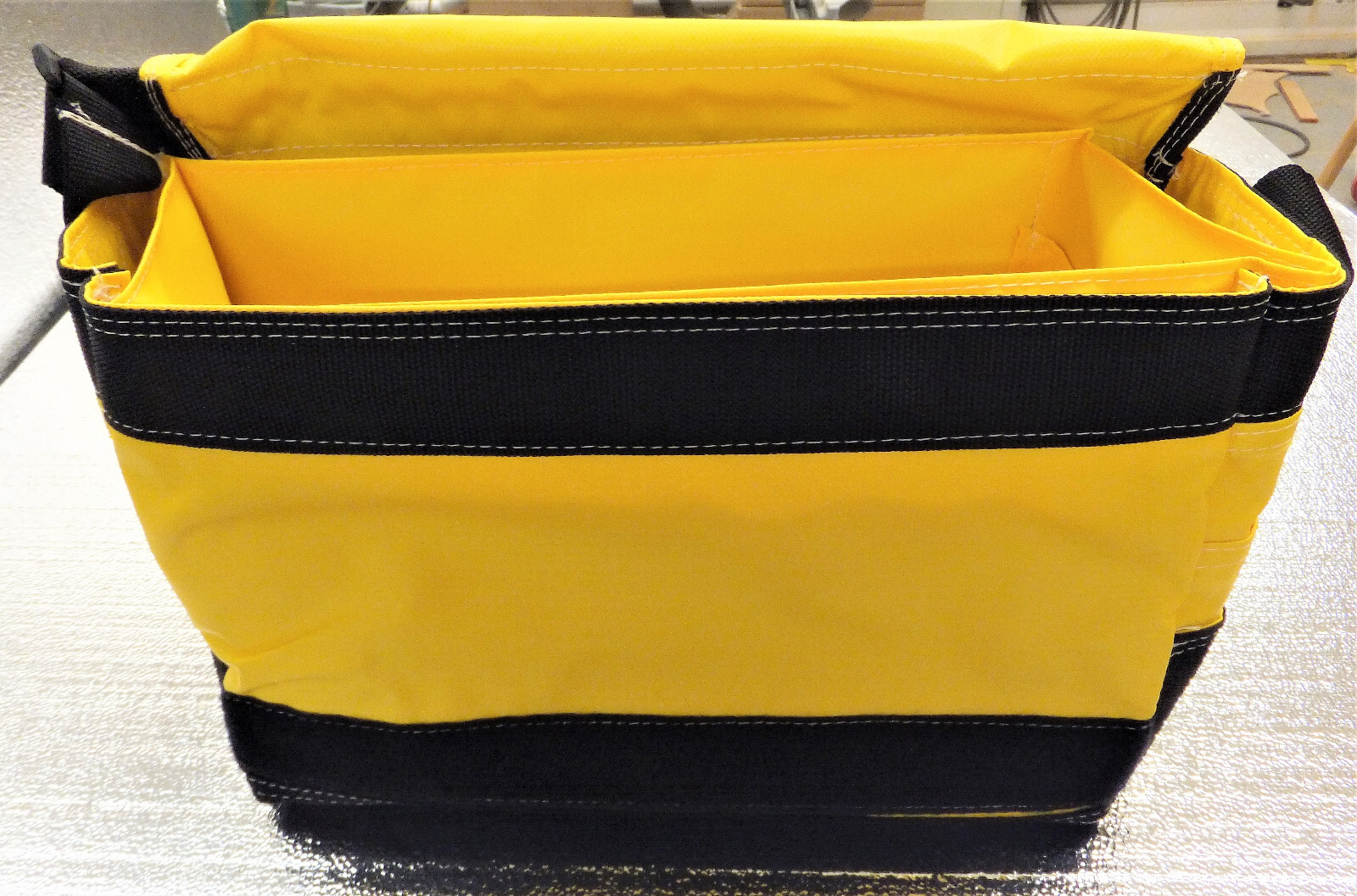 TOOL BAG-HARD WALL, VINYL COATED NYLON, HIGH STORAGE, ******SEE DESCRIPTION*****