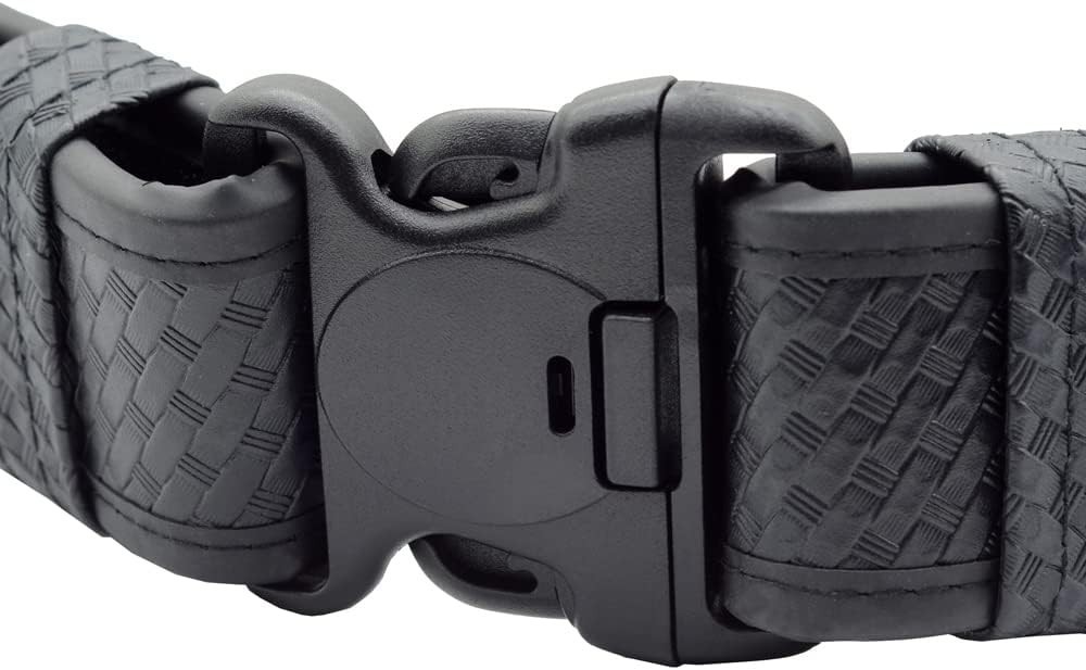 Durable 2-Pack Duty Belt Replacement Buckles – Triple Lock Design, Black Color