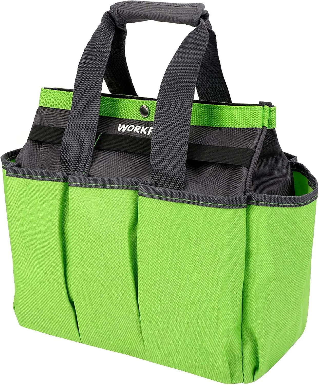 WORKPRO Garden Tool Bag, 8 Pockets Gardening Bag | Heavy Duty Oxford Garden Tote