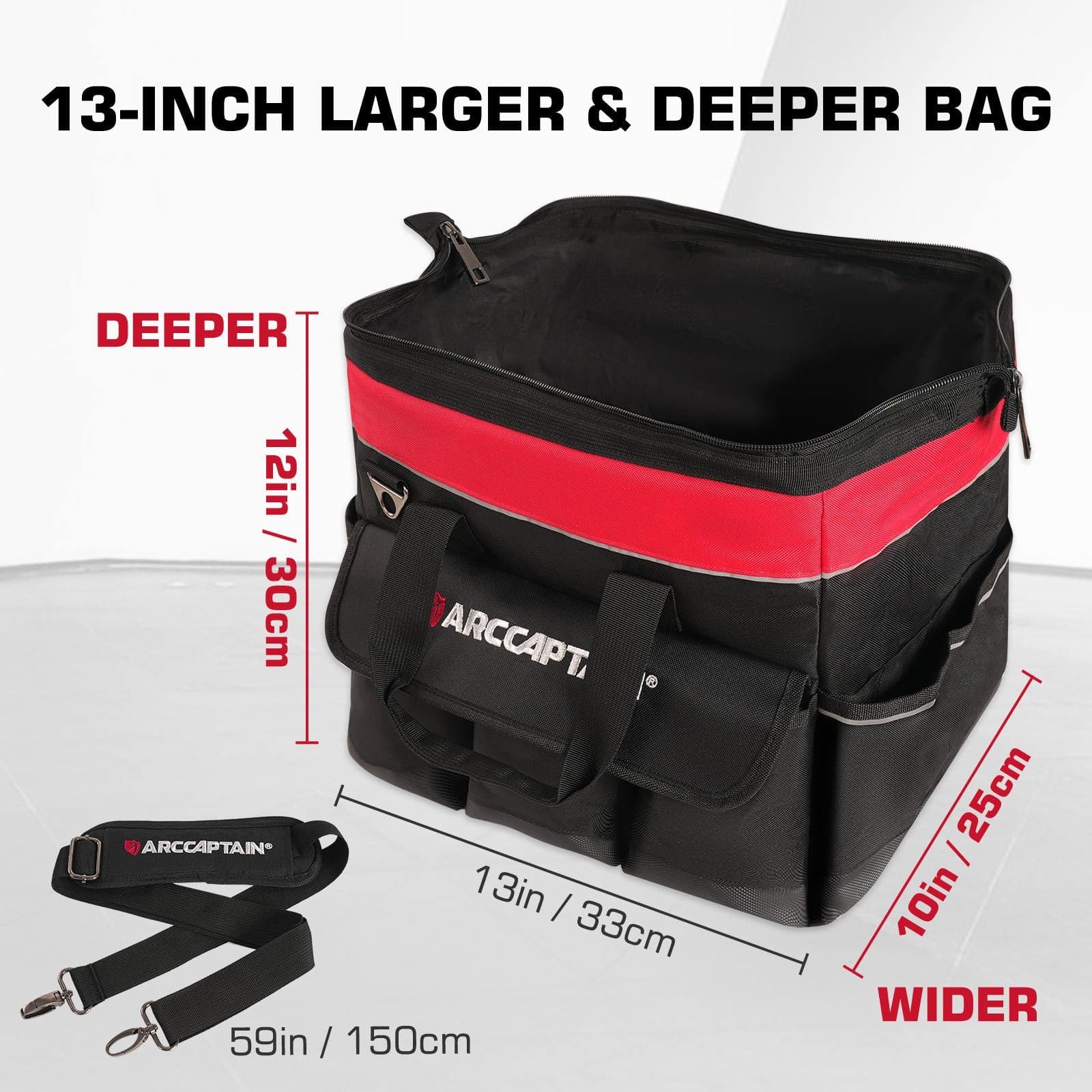 Arccaptain Welding Tool Bag For Electrician/ Welder Welding Tools Backpack