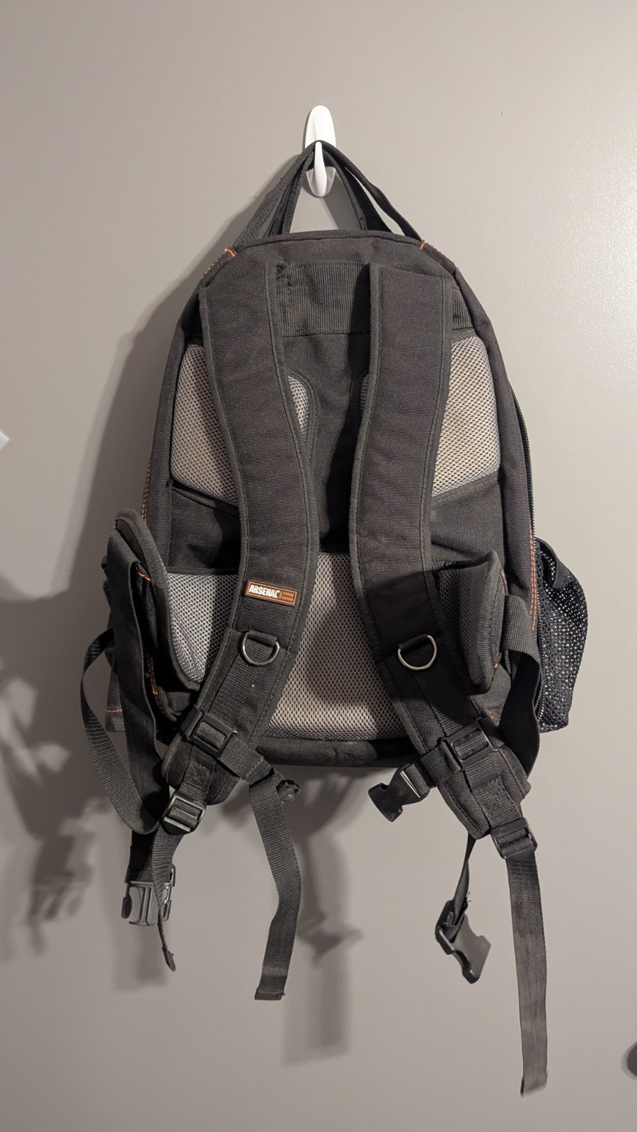 Ergodyne Arsenal 5843 Tool Backpack Dual Compartments Black Regular