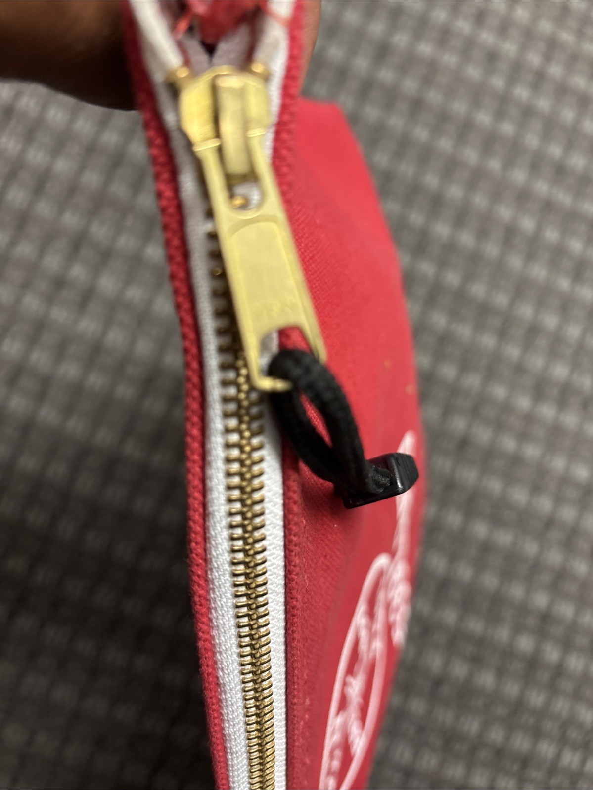 Klein Tools 5539LRED Canvas Bag with Zipper, Large Red