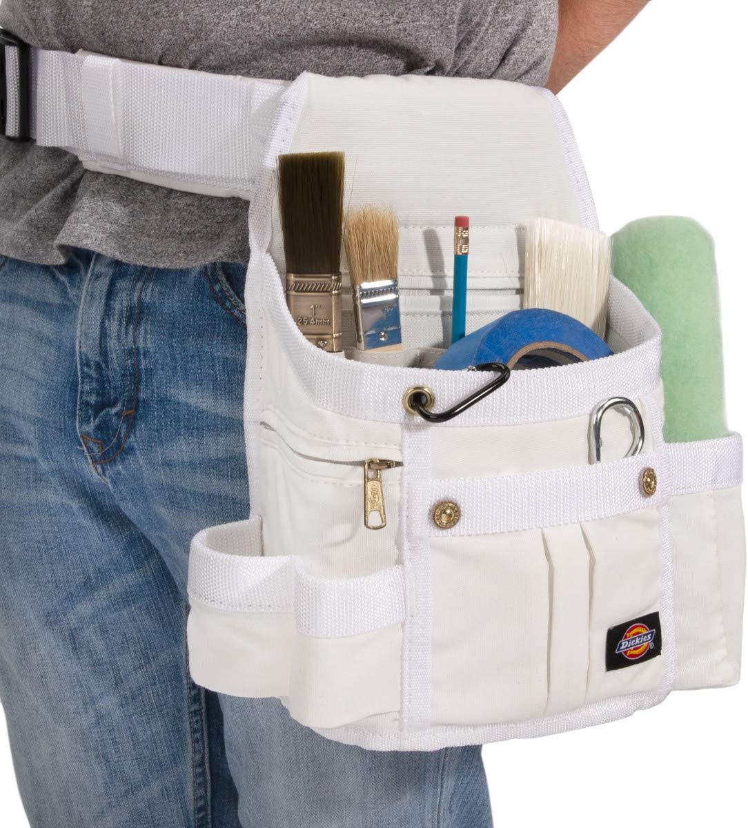 8-Pocket Padded Tool Belt/Utility Pouch for Painters, Carpenters