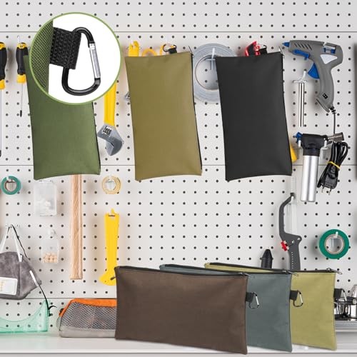 COIDEA Tool Bag Zipper Pouch 6-Pack Waterproof Storage