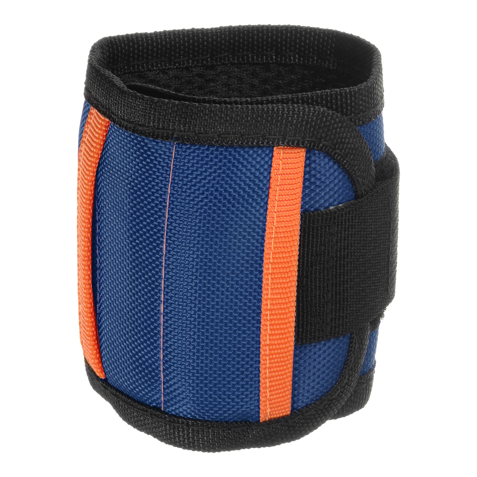 Magnetic Wristband for Screws 15 Magnets Nylon Wrist Band with Pockets Dark Blue