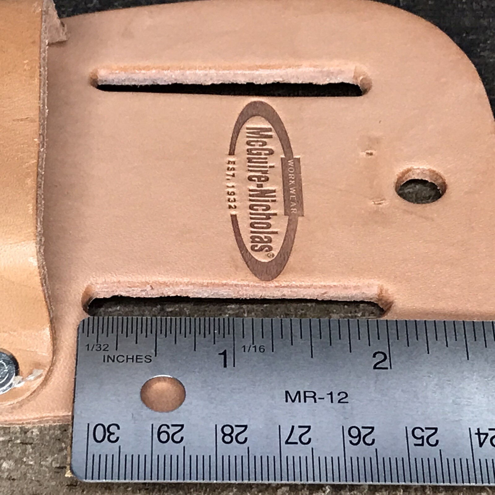 Vintage McGuire Nicholas Plier Holder 418 Heavy Saddle Leather *Made In Mexico*