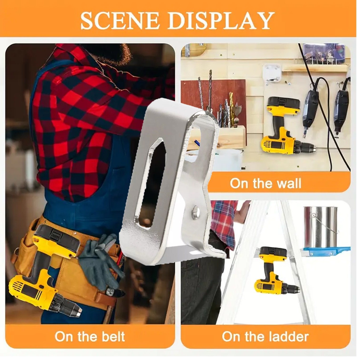10 Pcs Replacement Belt Clip Hooks Set For Dewalt 20V Drill Driver Tools DCD980