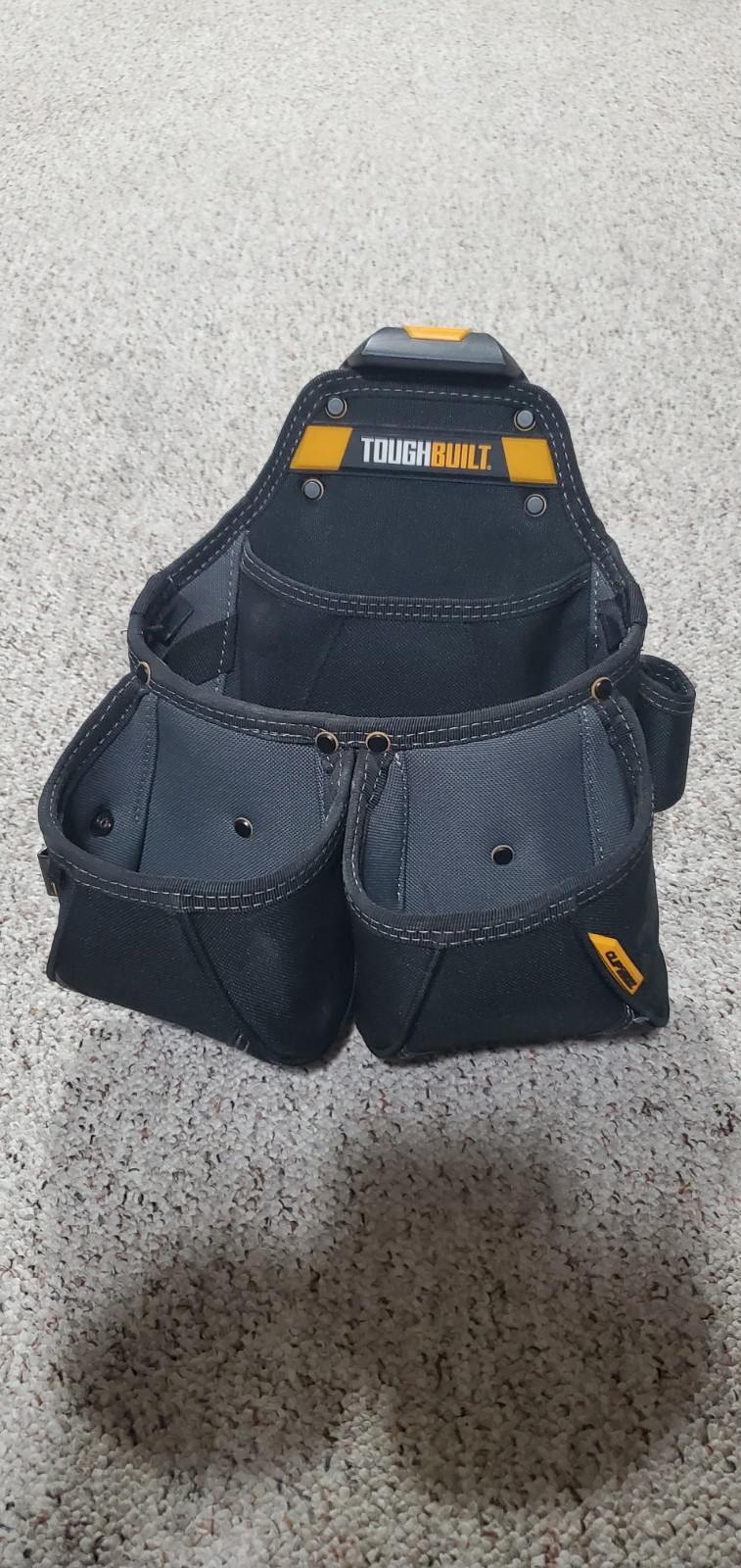 Toughbuilt Padded Electrician Handyman Tool Belt 2 Pouch w/Straps + Extra Pouch!