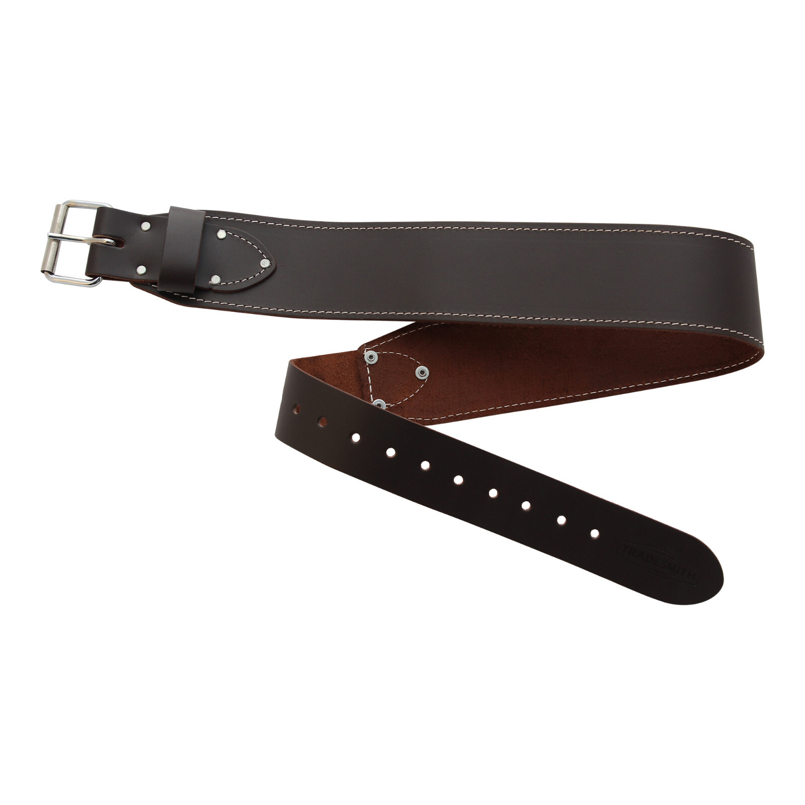 TradeSmith TS4833S/M – 3″ Top Grain Leather Ranger Work Belt