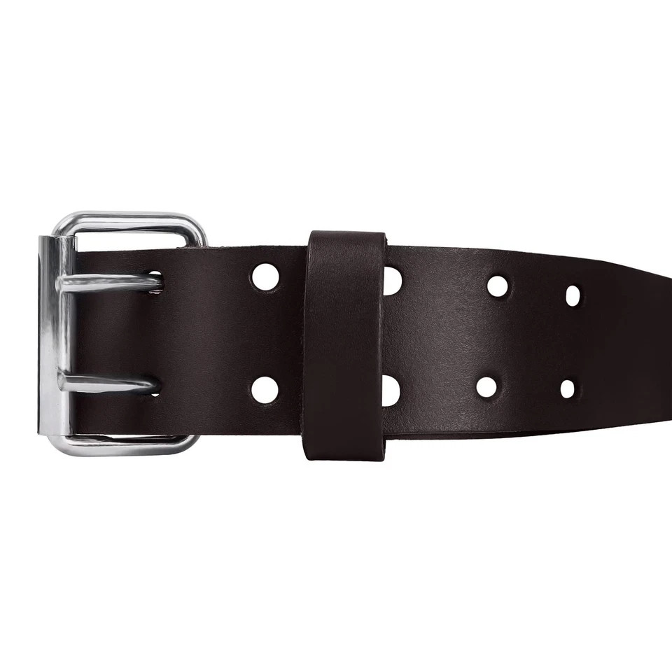 2″ Wide Leather Tool Belt – Top Grain, Strong & Durable for Heavy Duty Work