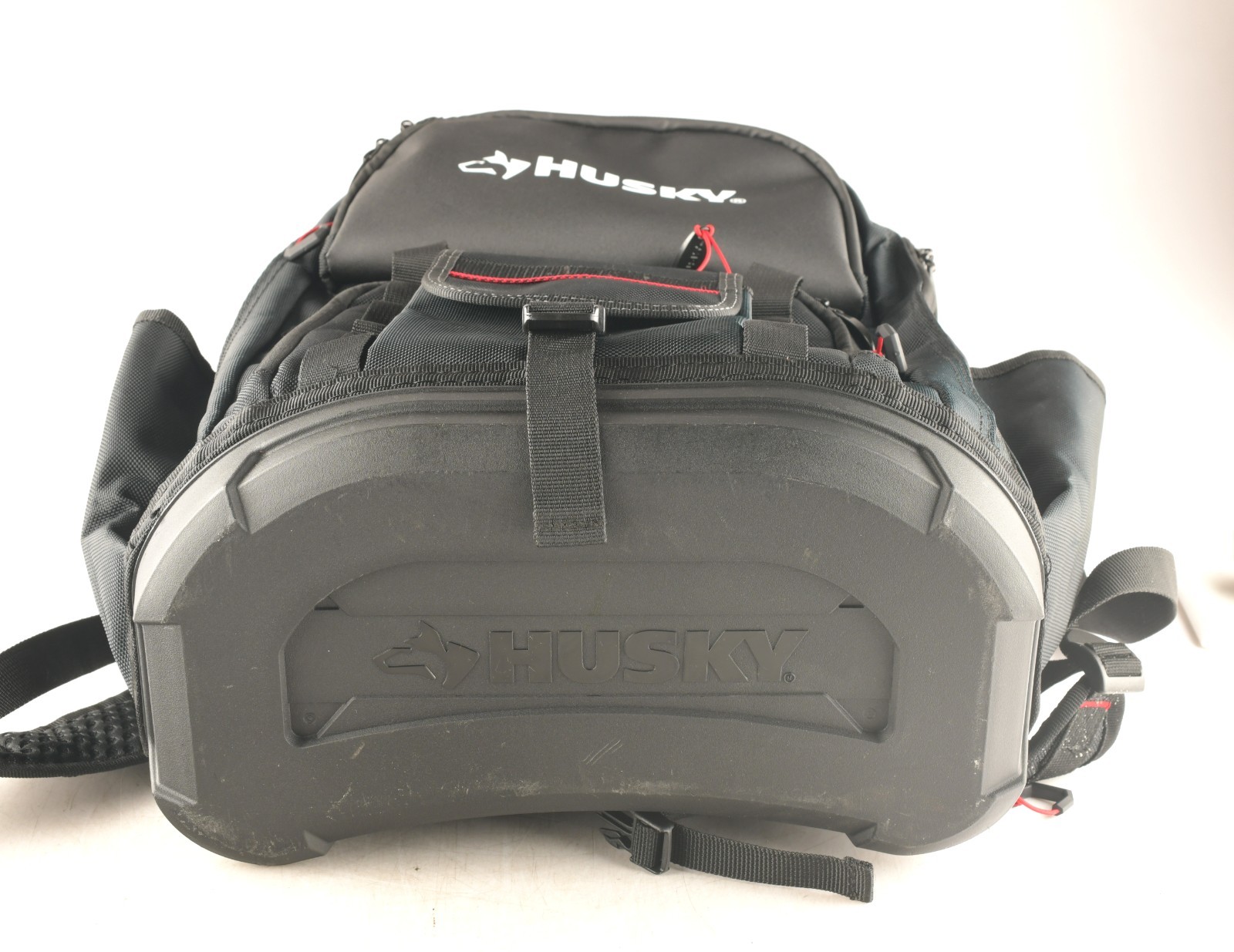 *Husky 16 in Pro Tool Backpack Waterproof Hard Base Storage