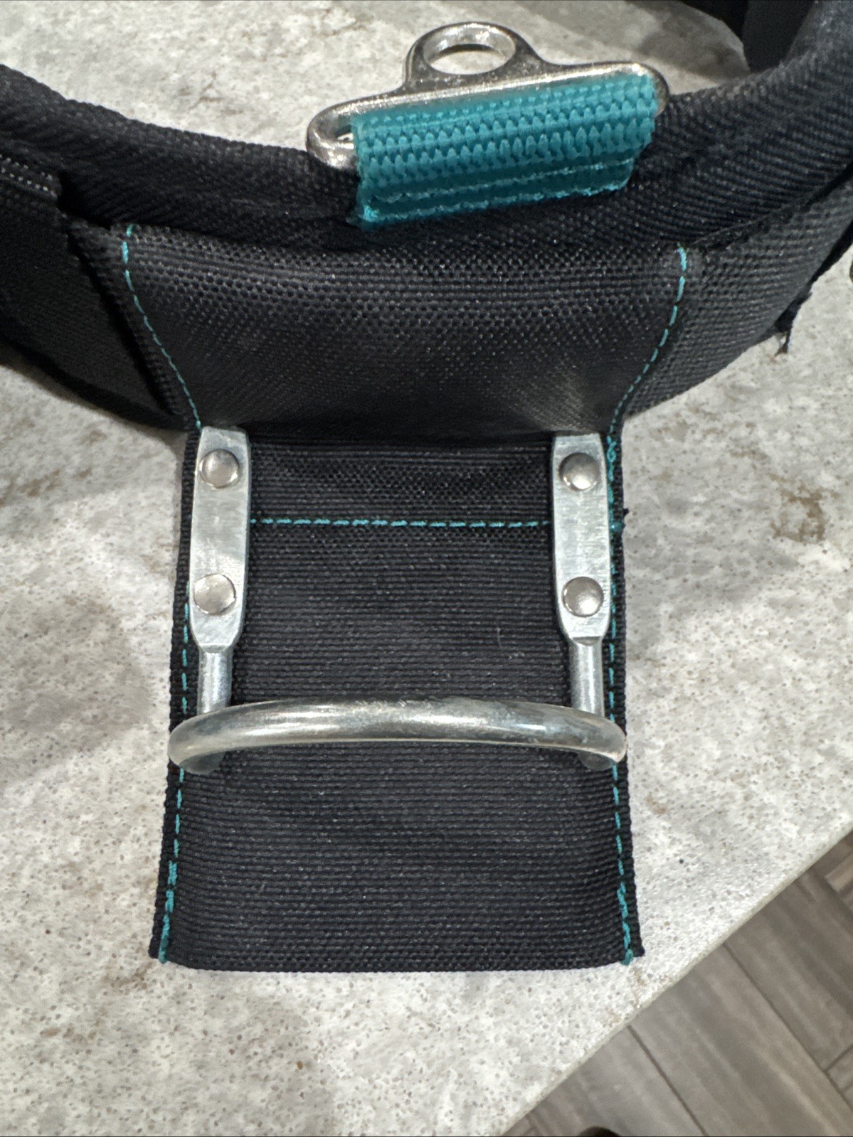 Gatorback Contractor Pro Carpenter Tool Belt Combo Large Blue Hammer Hook
