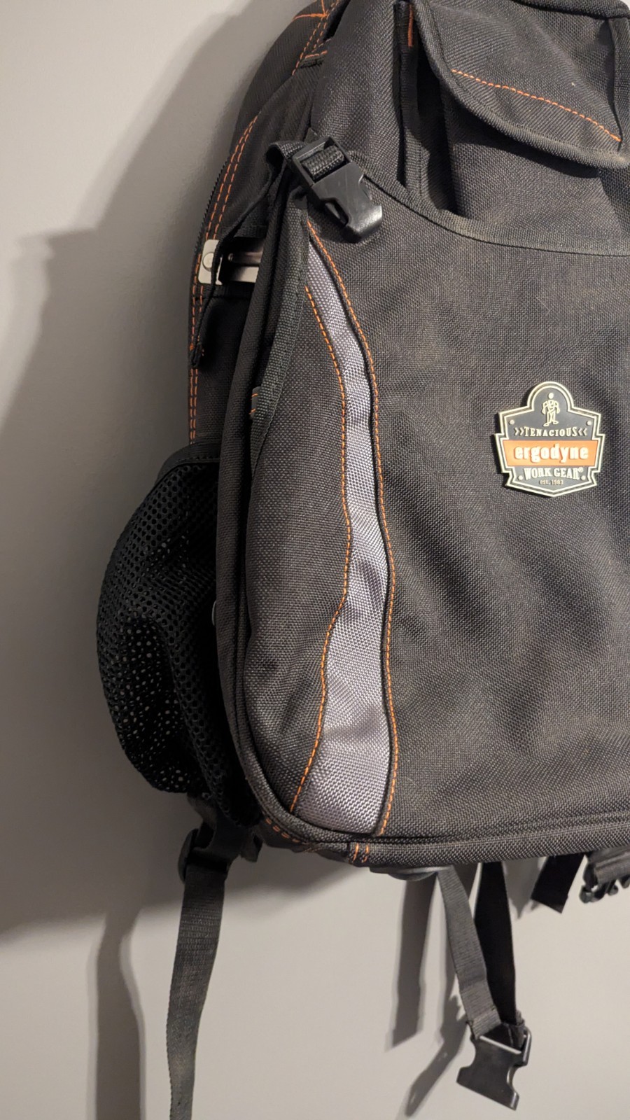 Ergodyne Arsenal 5843 Tool Backpack Dual Compartments Black Regular