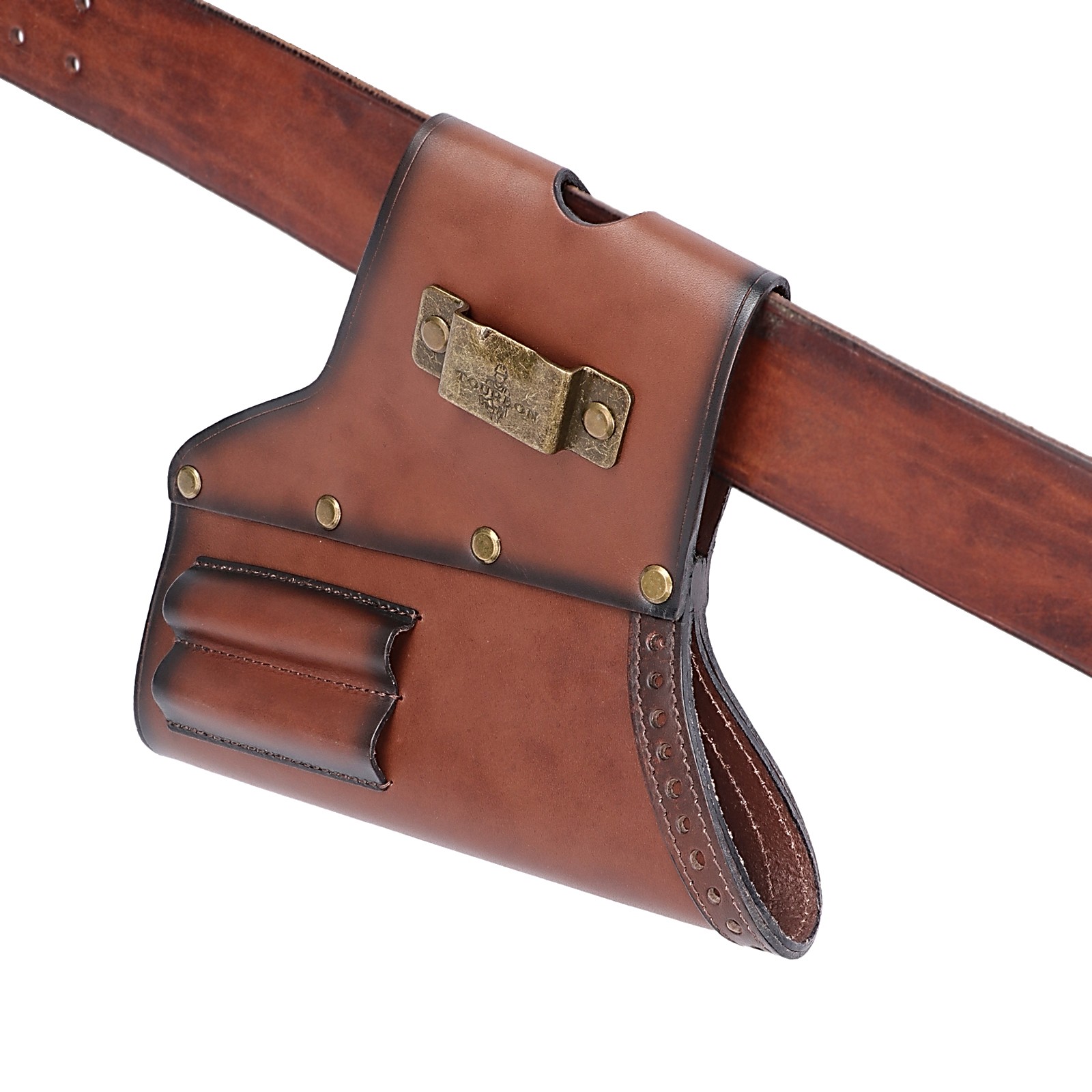 TOURBON Felling Axe Scabbard Logging Tape Measure Files Saw Scrench Belt Holster