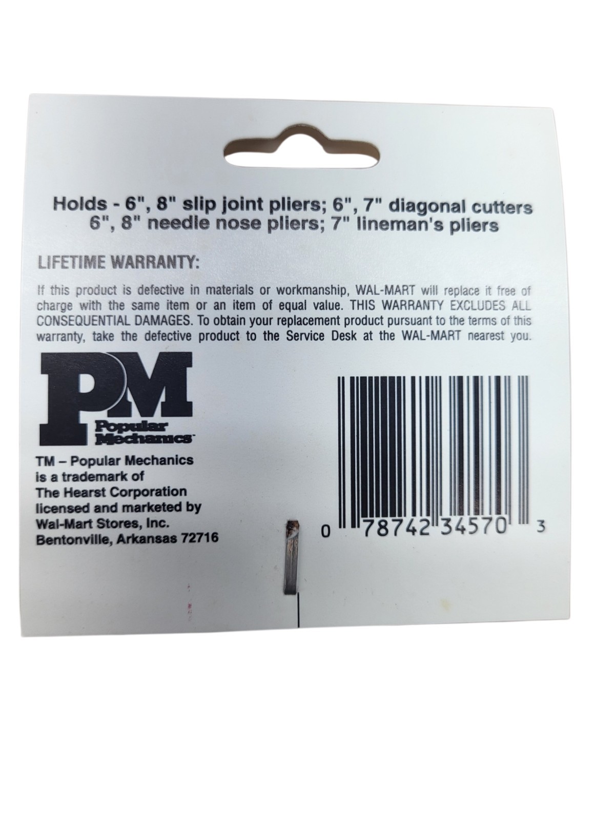 Popular Mechanics Leather Plier Holster, fits up to 2.5″ belt USA made #34570