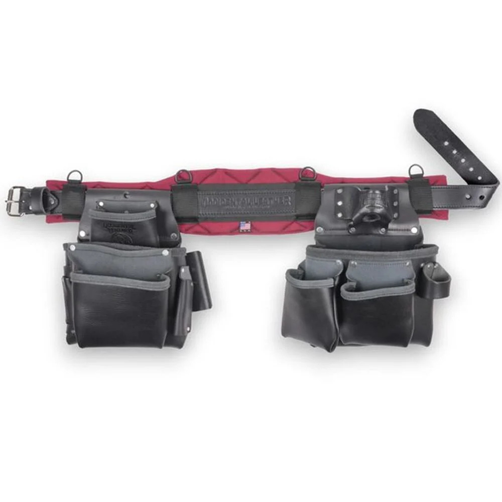 Occidental Leather Proformance Proframer Tool Belt Set Red/black/gray Medium